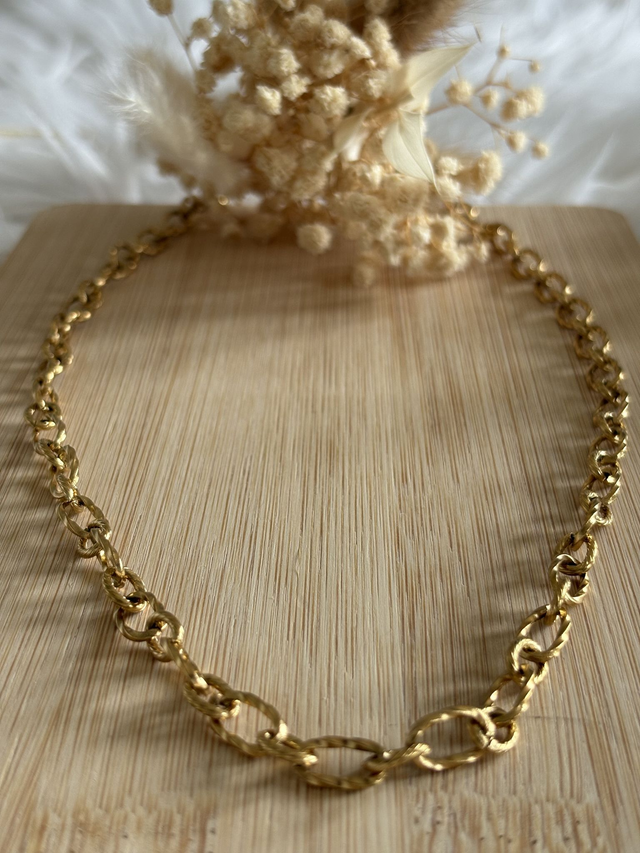 Chaîne à personnaliser dorée - n°3