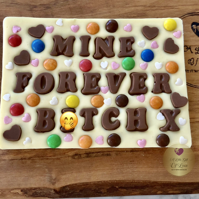 Personalised Chocolate Slabs