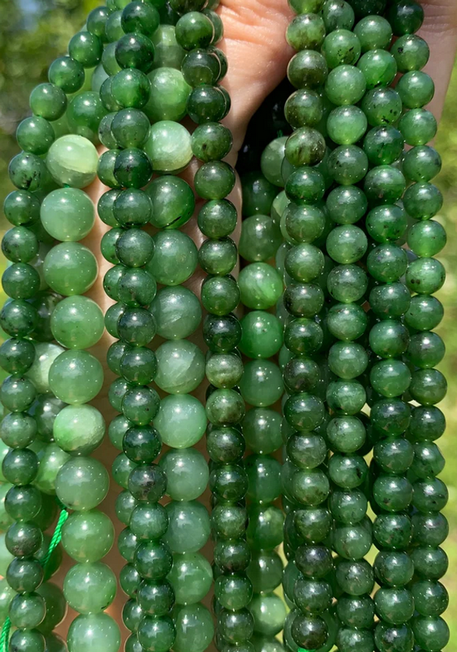Bracelet - Jade Nephrite Verte