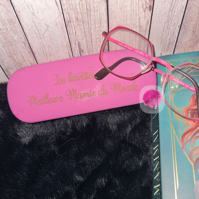 Boite à lunette personnalisé - Cadeau Mamie- Maman, Tata
