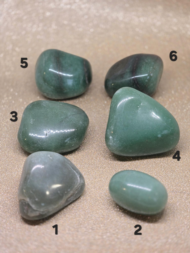 Aventurine verte forme galet 