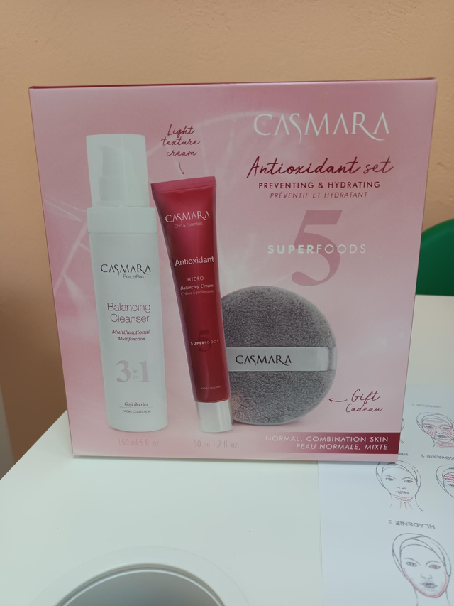 Sada ANTI-AGE antioxidačná 150ml/50ml/hubka