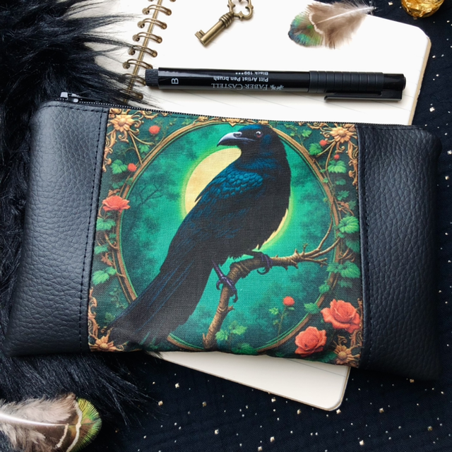 Trousse Talisman animal - Corbeau - Umbra