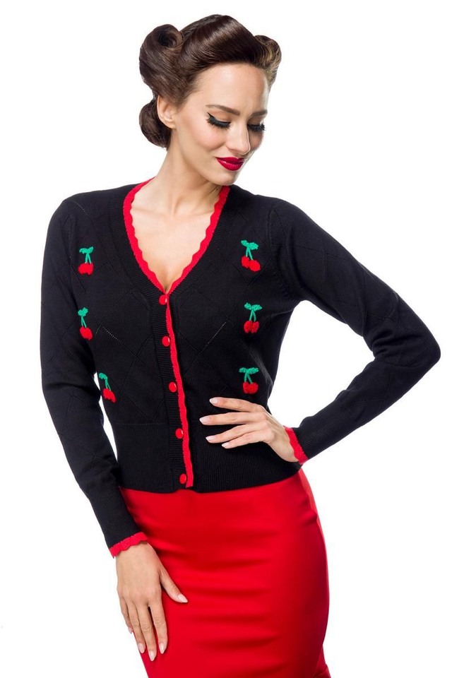Cardigan with Cherries