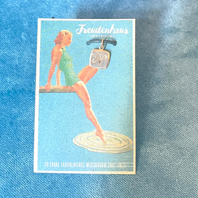 Buchstaben Anhänger N/  333er Gold/  Amulett 