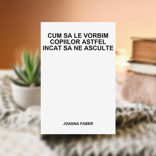 CUM SA LE VORBIM COPIILOR ASTFEL INCAT SA NE ASCULTE -- JOANNA FABER