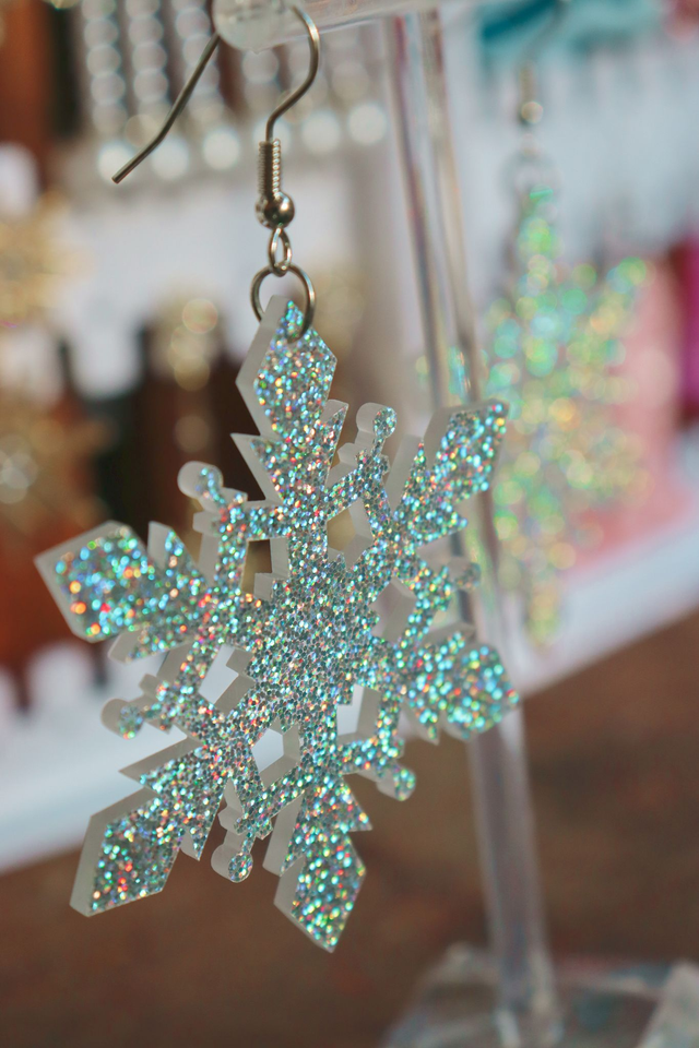 Boucles d'oreille • Flocon