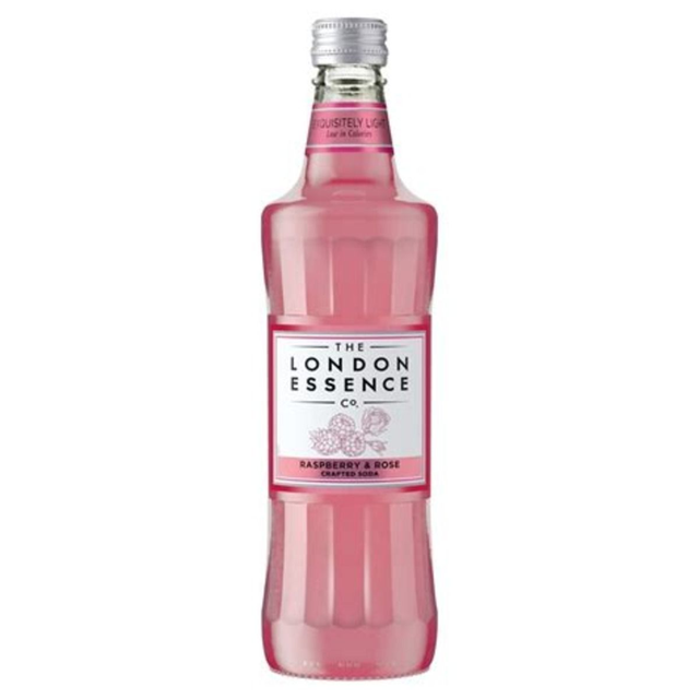 The London Essence Co. Raspberry &amp; Rose Crafted Soda 500ml