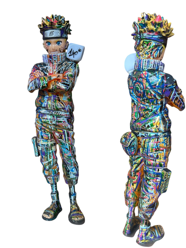 Figurine NARUTO. 23 cm signée et cerfifiée Lancelin Mireille