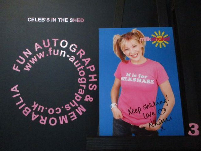 Naomi Wilkinson Original Pre-Print Milkshake 6x4 Cast Card (3)