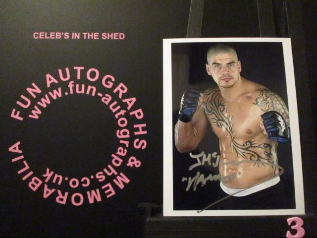 James 'The Hammer' McSweeney Authentic Autographed 6x4.5 Photograph (G3)