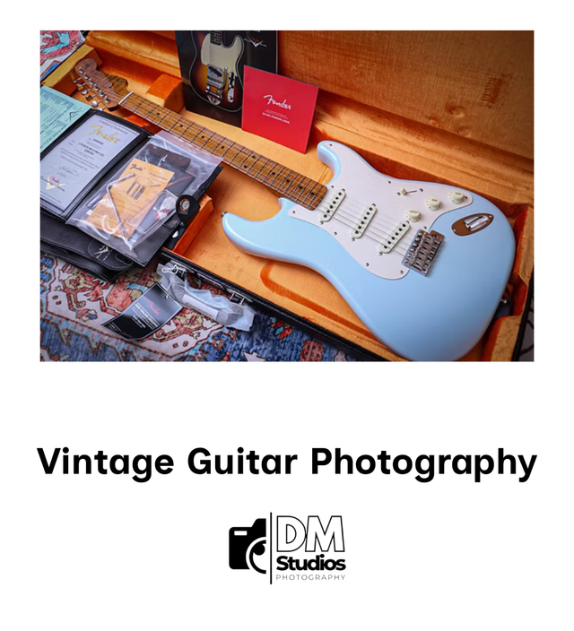 Vintage Guitar Photography