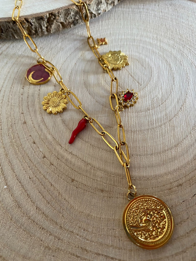 Collier breloques 