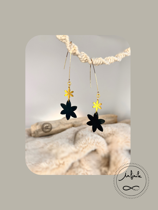 Fleurs du printemps dorées