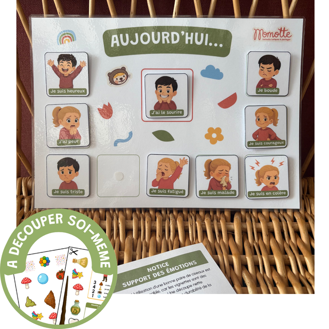 SUPPORT DES EMOTIONS (à découper)