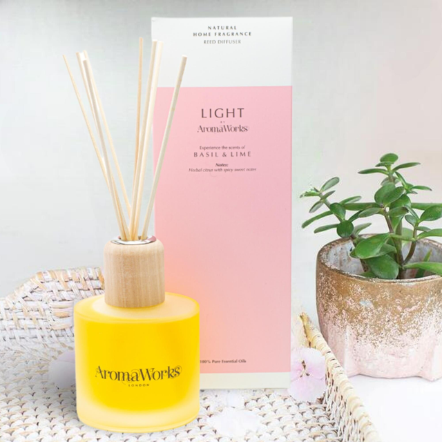 AromaWorks Light Range - Basil & Lime Diffuser 200ml