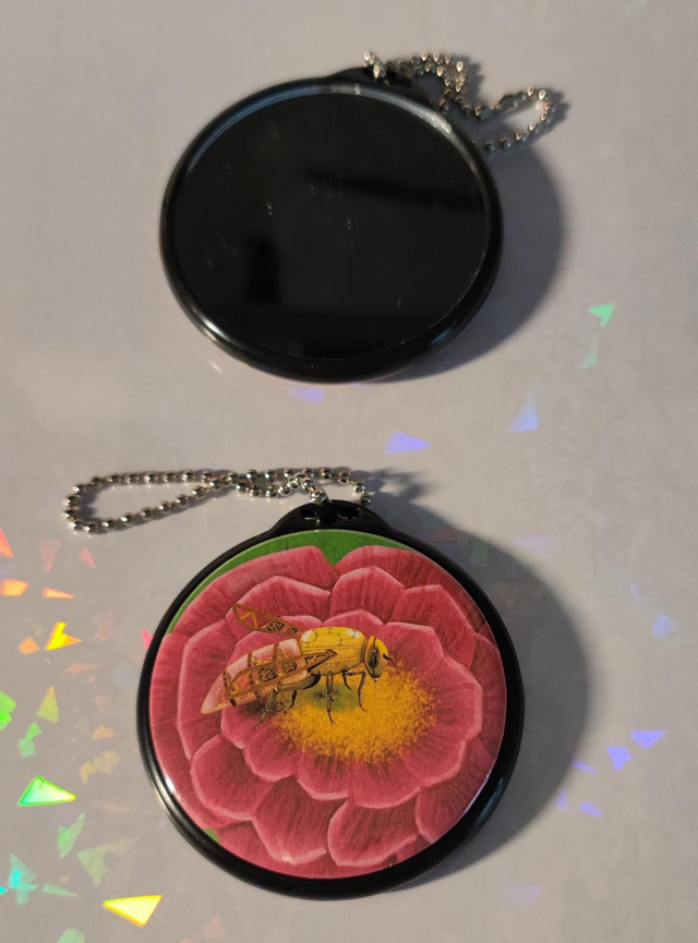 Badge Porte Clé Miroir 