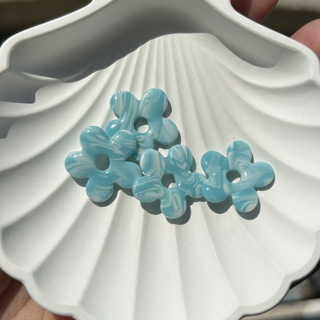 FLORA | Série limitée marbrée bleu