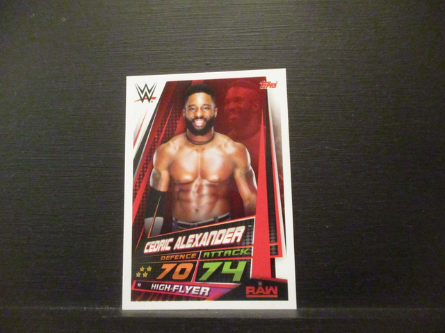 Cedric Alexander - Raw Slam Attax Universe Original Trading Card #11