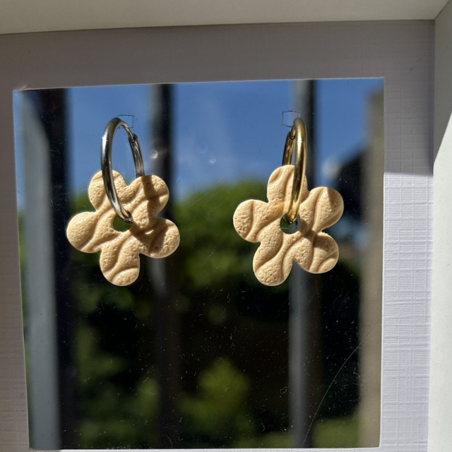 Flora texturée beige