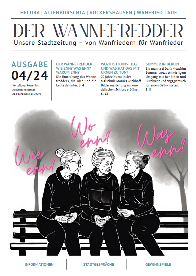 Jahres-Abo DER WANNEFREDDER (12 Ausgaben)