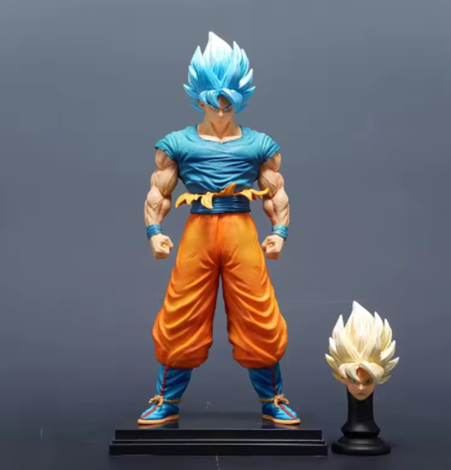 Dragonball Z collectors actie figuur Goku blauw haar (30cm)