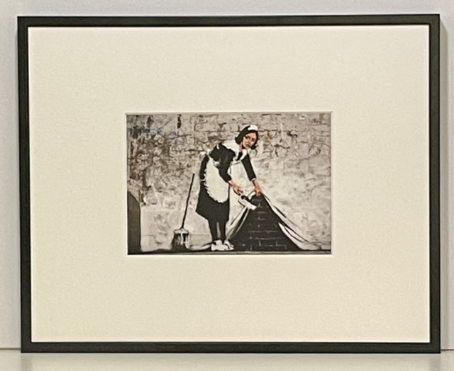 Banksy 9 - gerahmt 