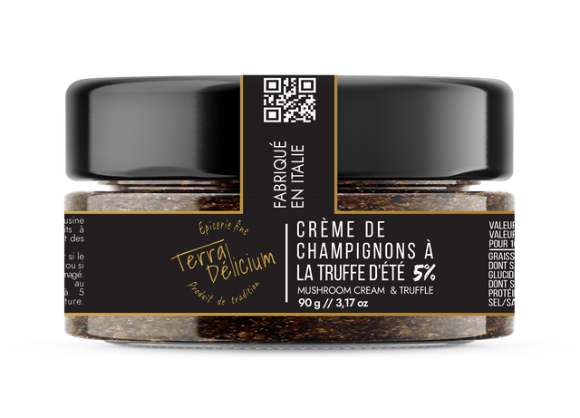 Crème de champignons à la truffe d'été 5% 90 gr.
