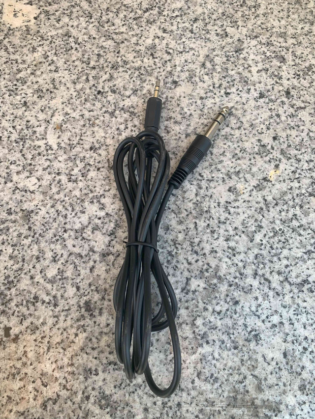 Audiokabel 6,3mm Stereo Klinke zu 3,5mm Stereokabel