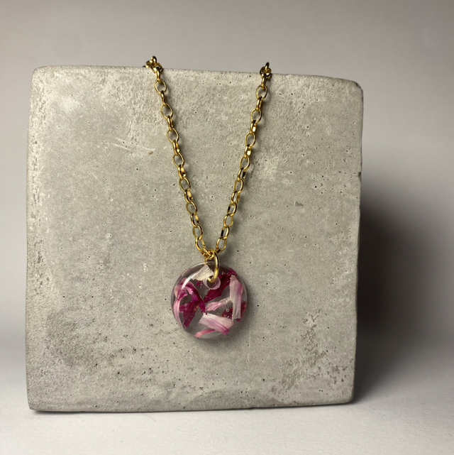 Collier Mon amour maille ovale 