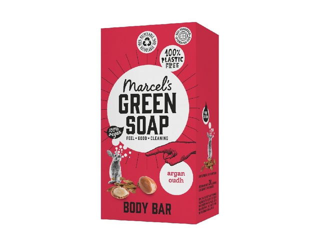 [Marcel's Green Soap] Body Bar - Argan &amp; Oudh - 150g