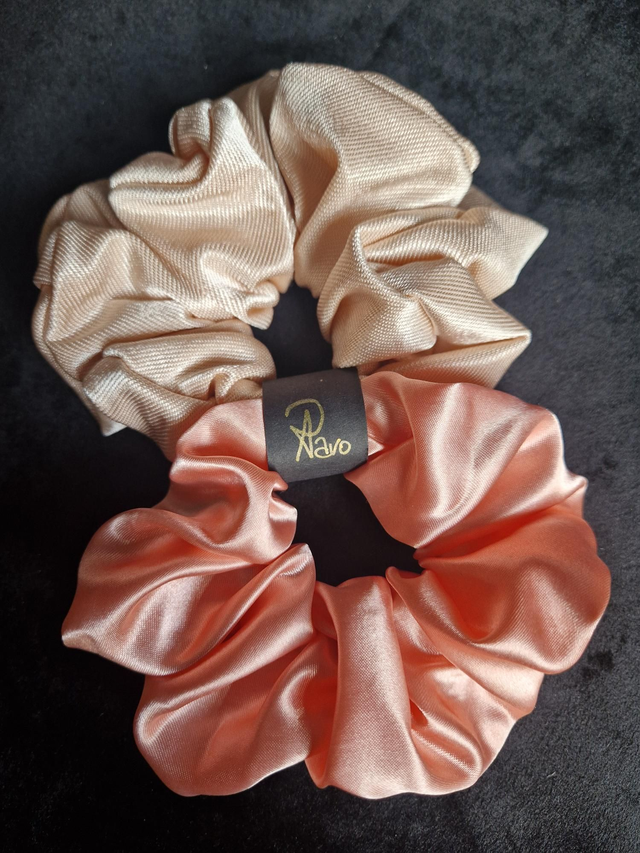 Pink&amp;Pink Scrunchies Set 