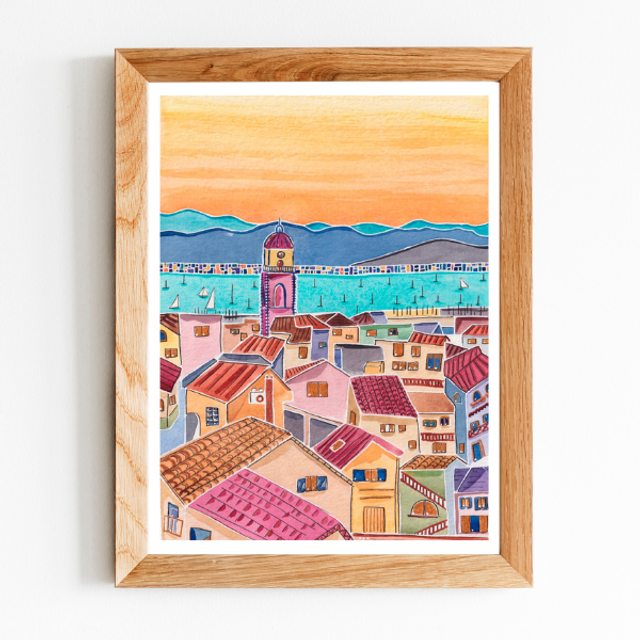 Saint Tropez - Artprint
