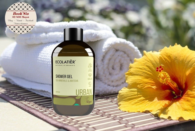 Ecolatièr " Gel douche Minéraux marins et matcha "