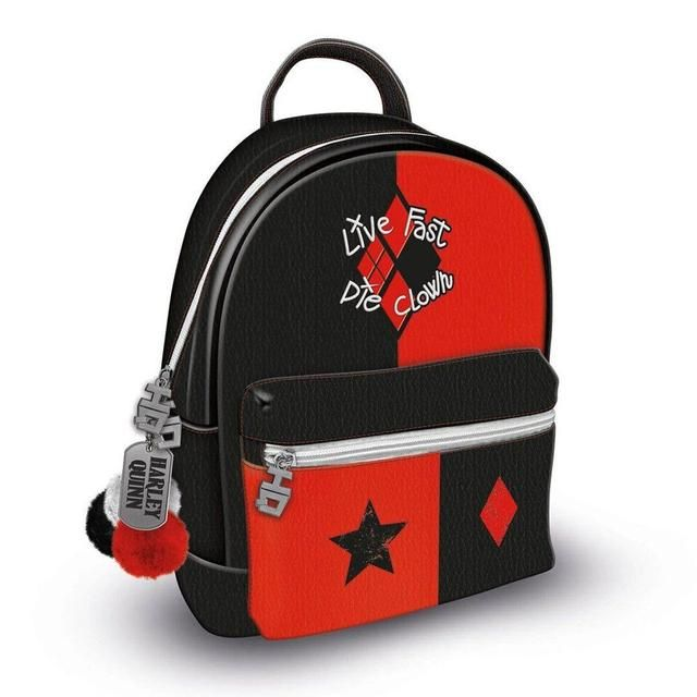 Pyramid International Suicide Squad Harley Quinn (Live Fast Die Clown) Fashion Backpack