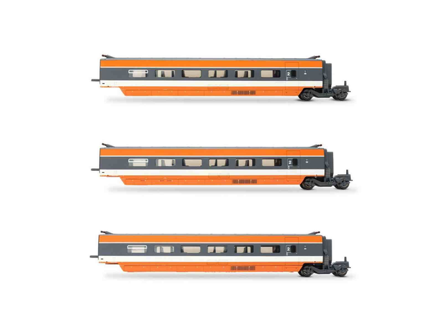 coffret supplémentaire 3 voitures TGV Sud-Est 1981 version inaugurale HJ3015