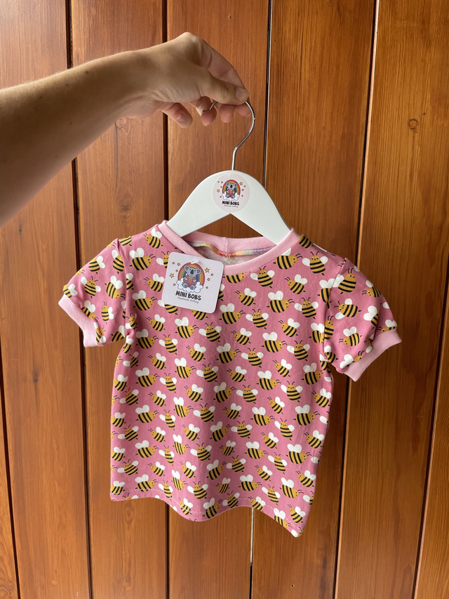 Pink Bees T-Shirt 12-18 Months