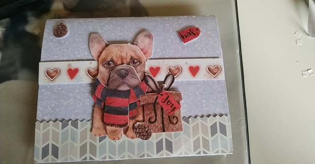 Enveloppe cadeaux " le chien des neiges"