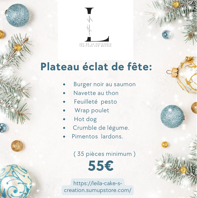 Plateau éclat de fête 