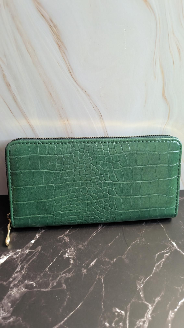 Porte feuille vert sapin 