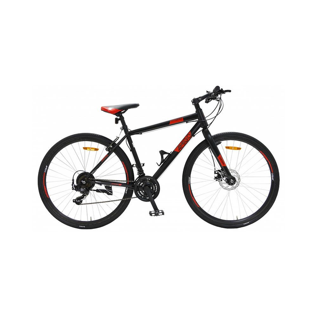 Mountainbike Control, 28 Zoll, 21 G, Felgenbremse, schwarz/rot