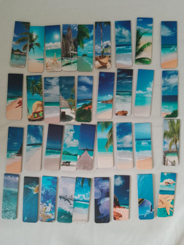 Marques pages magnétiques de la mer