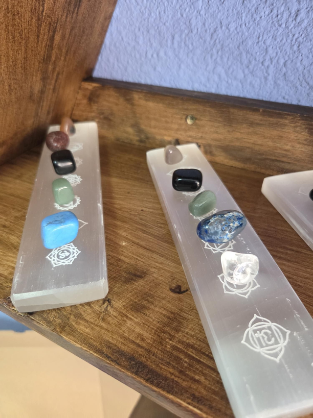 Selenita Barra Chakra 20cm