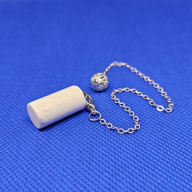 Pendule Cylindre - Marbre clair