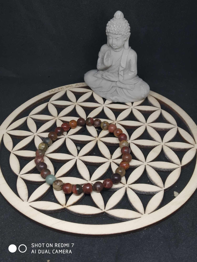 Bracelet jaspe Picasso 