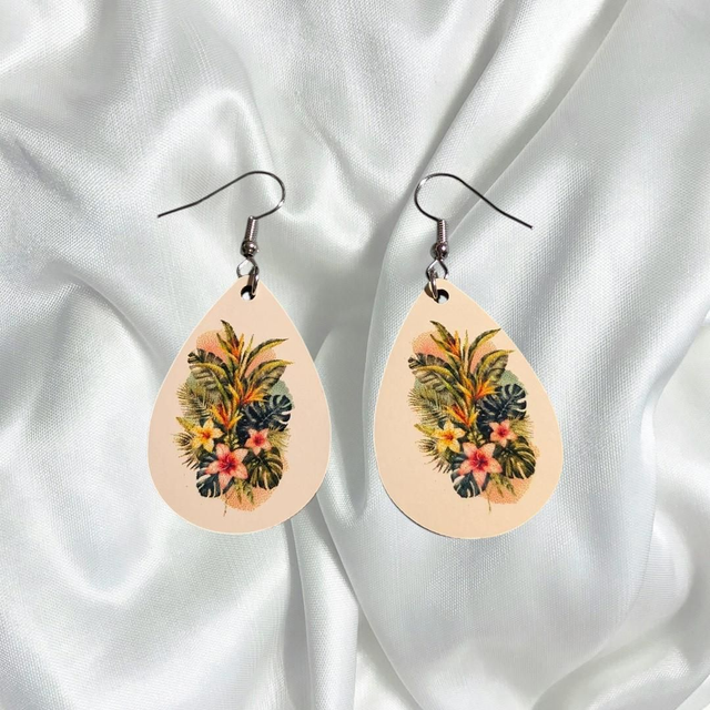 N°52 Boucles d'oreilles hypoallergénique goutte d'eau petite