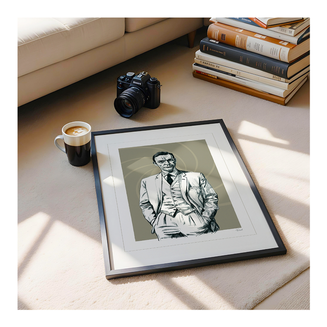 &#039;Sean Connery&#039; art print