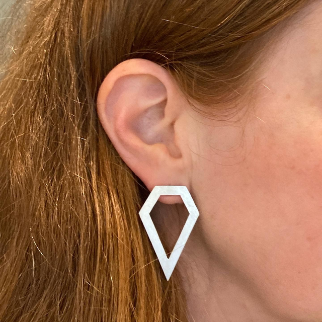 Ohrschmuck POLYGON groß