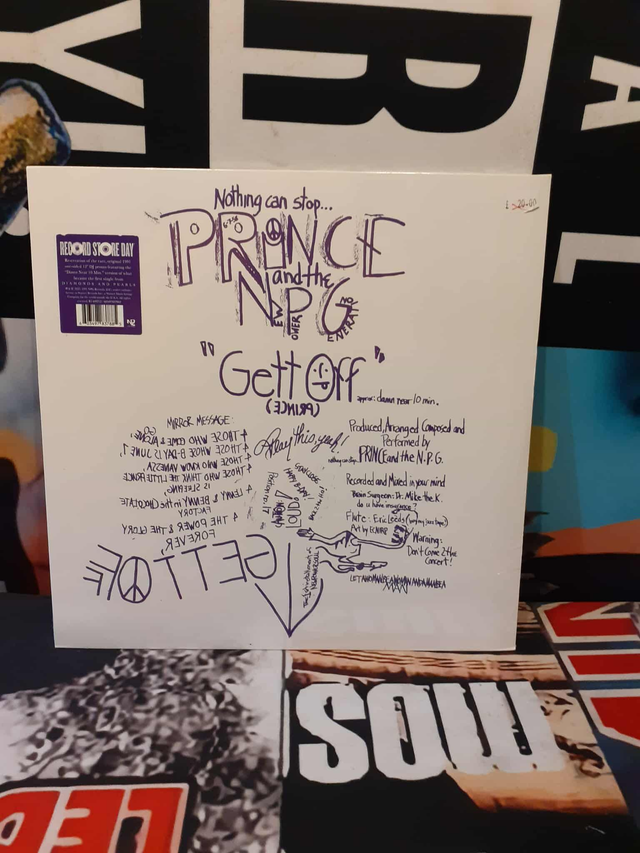 PRINCE - Gett Off - Limited edition 12 Single RSD 2023 - New/Sealed