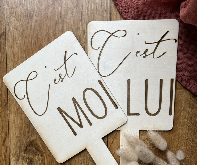 Pancartes jeu elle/lui